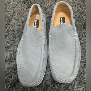 Masimo loafer, grey, sz 9.5